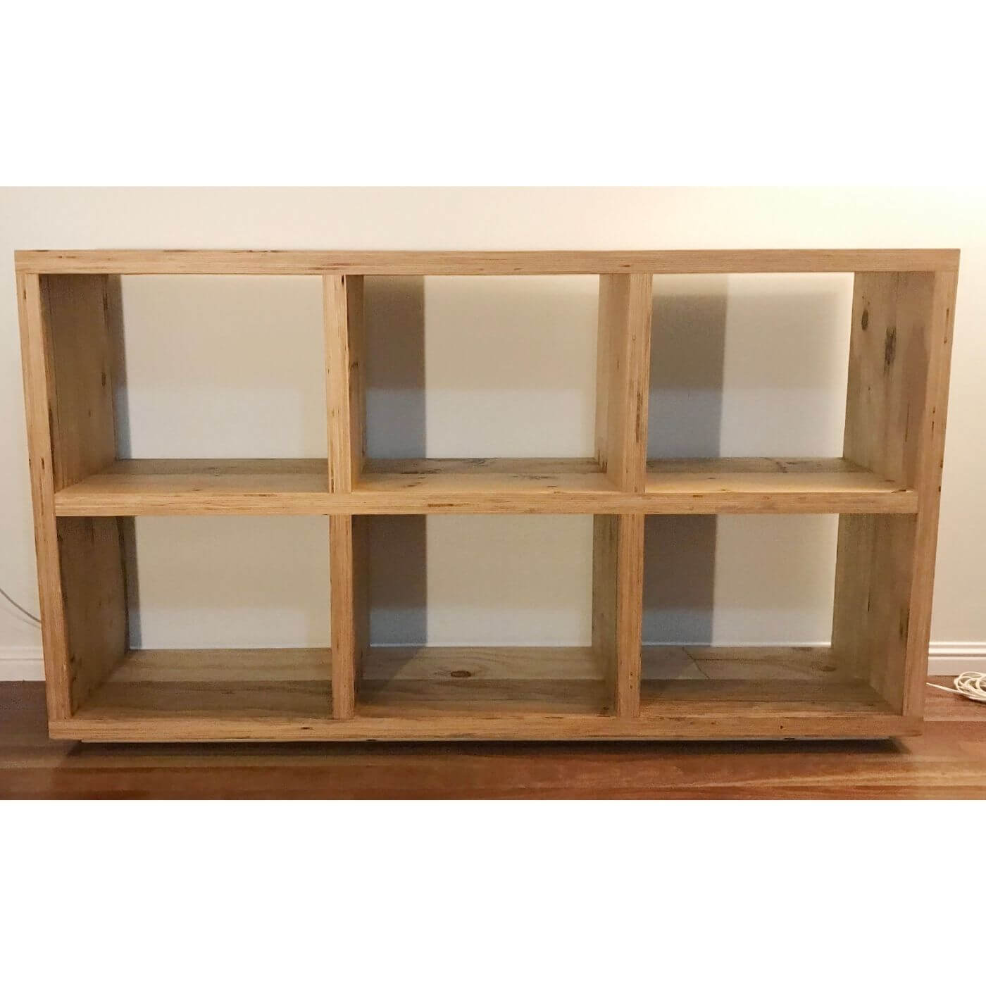 Mark Tuckey pigeon hole timber shelves