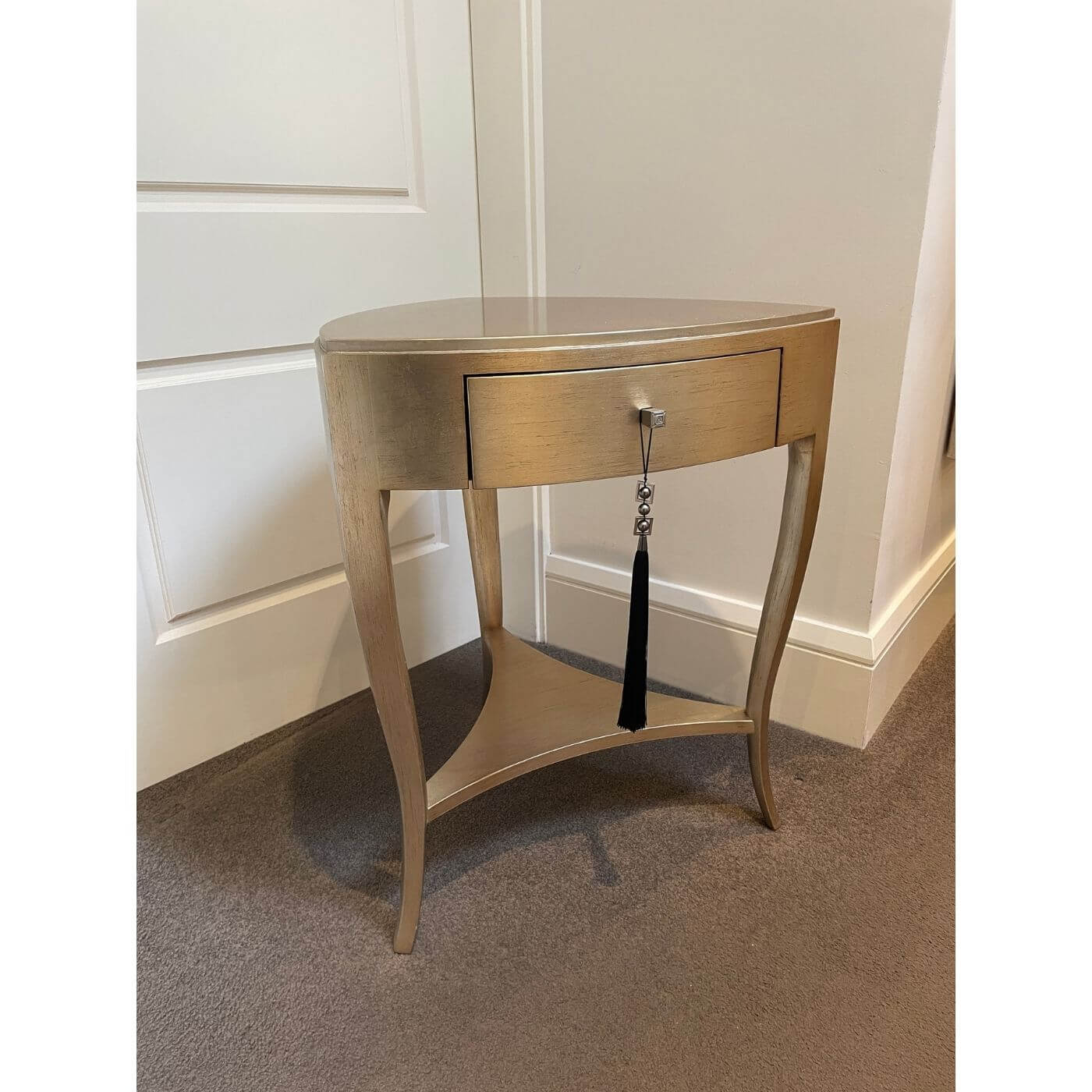 Max Sparrow gold bedside tables