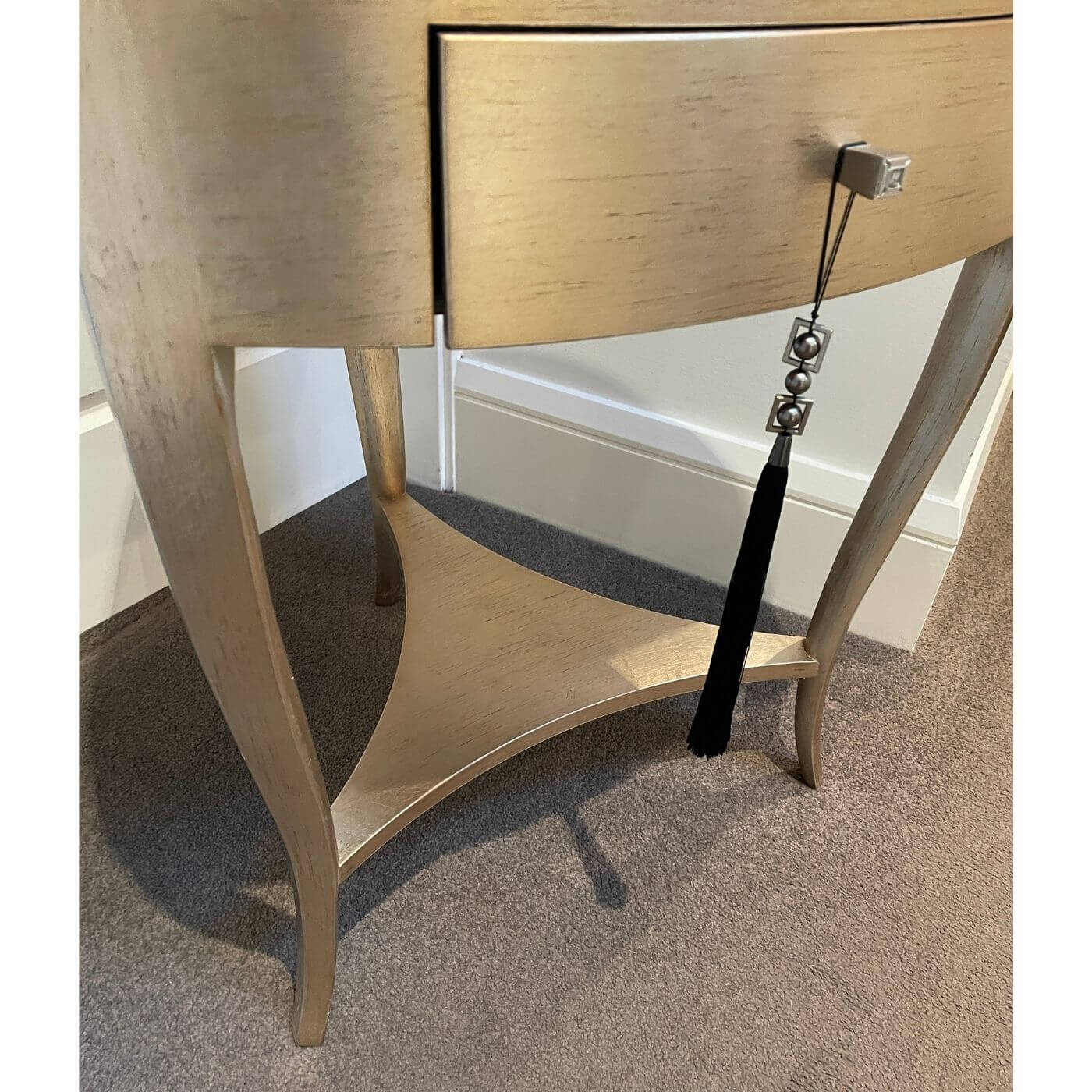 Max Sparrow gold bedside tables