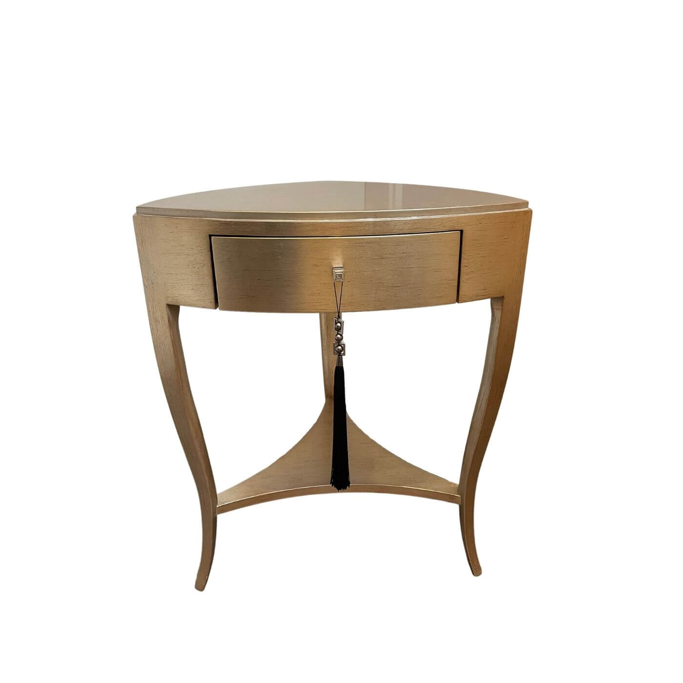 Max Sparrow gold bedside tables