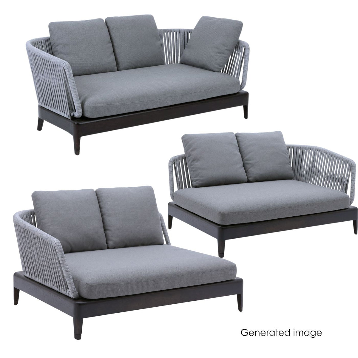 Minotti Indiana 3 Piece Outdoor Sofa Collection