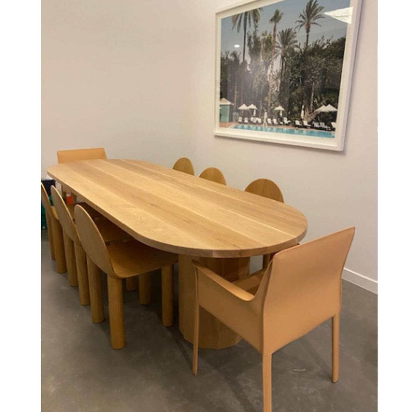 Mr & Mrs White Double Barrel Dining Table