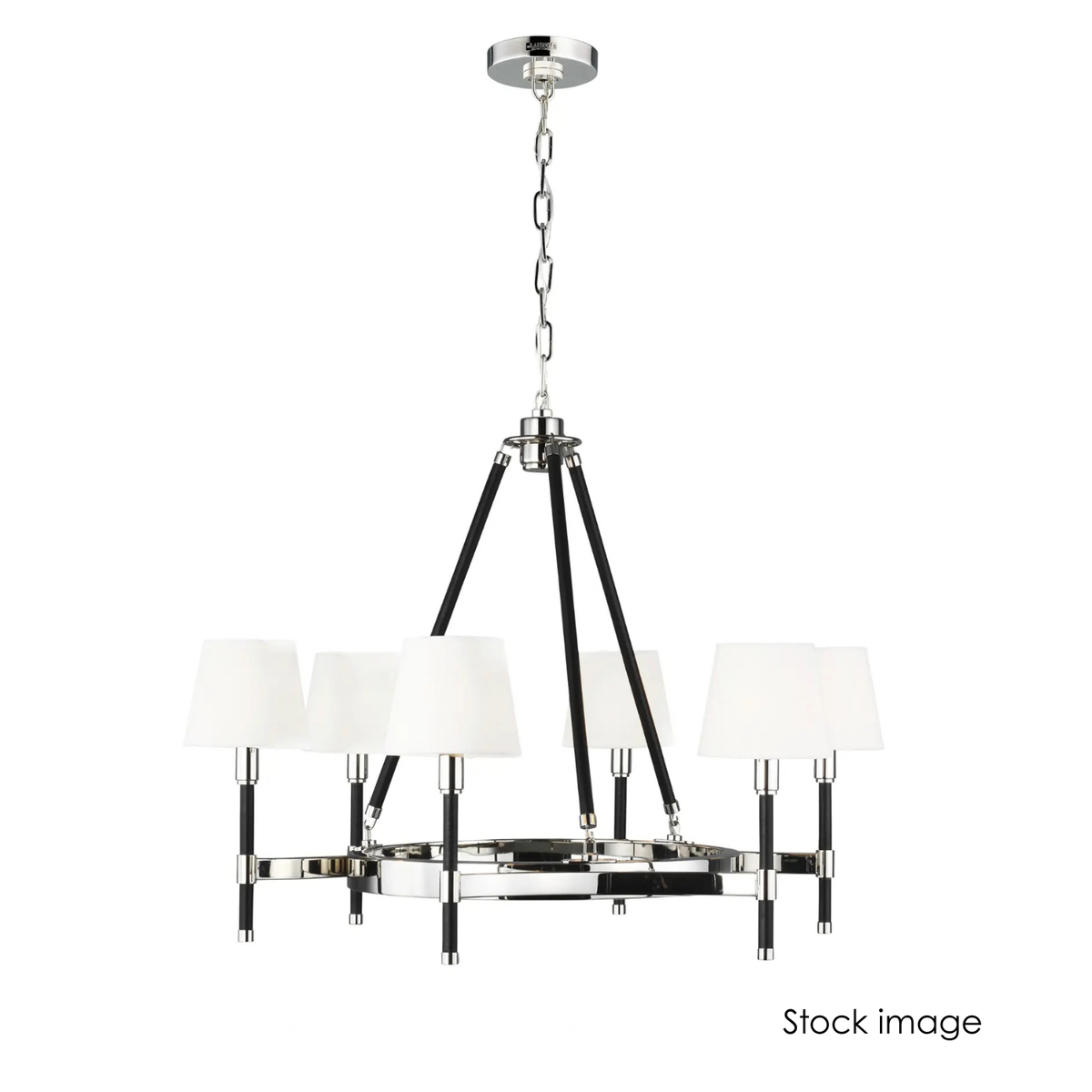 Ralph Lauren Katie 6-Light Chandelier, 2 available (RRP $2,379)