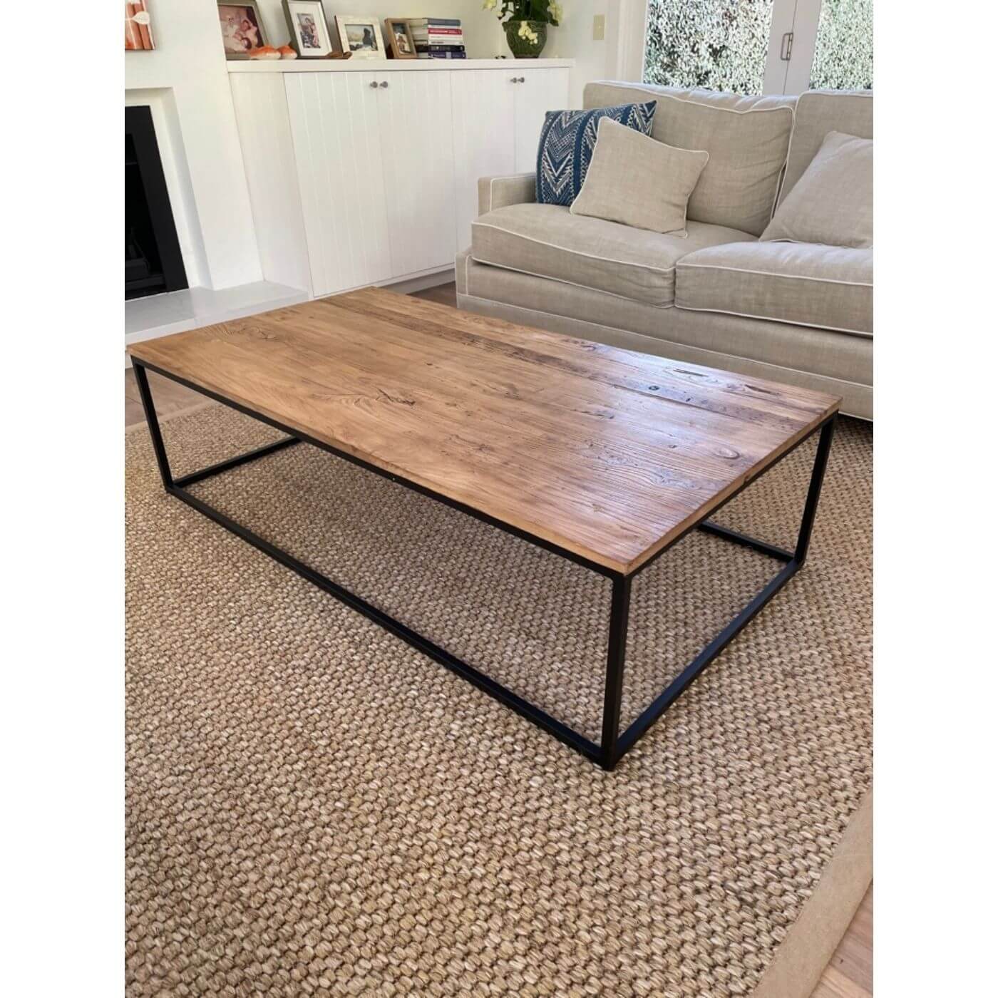 Reclaimed elm coffee table