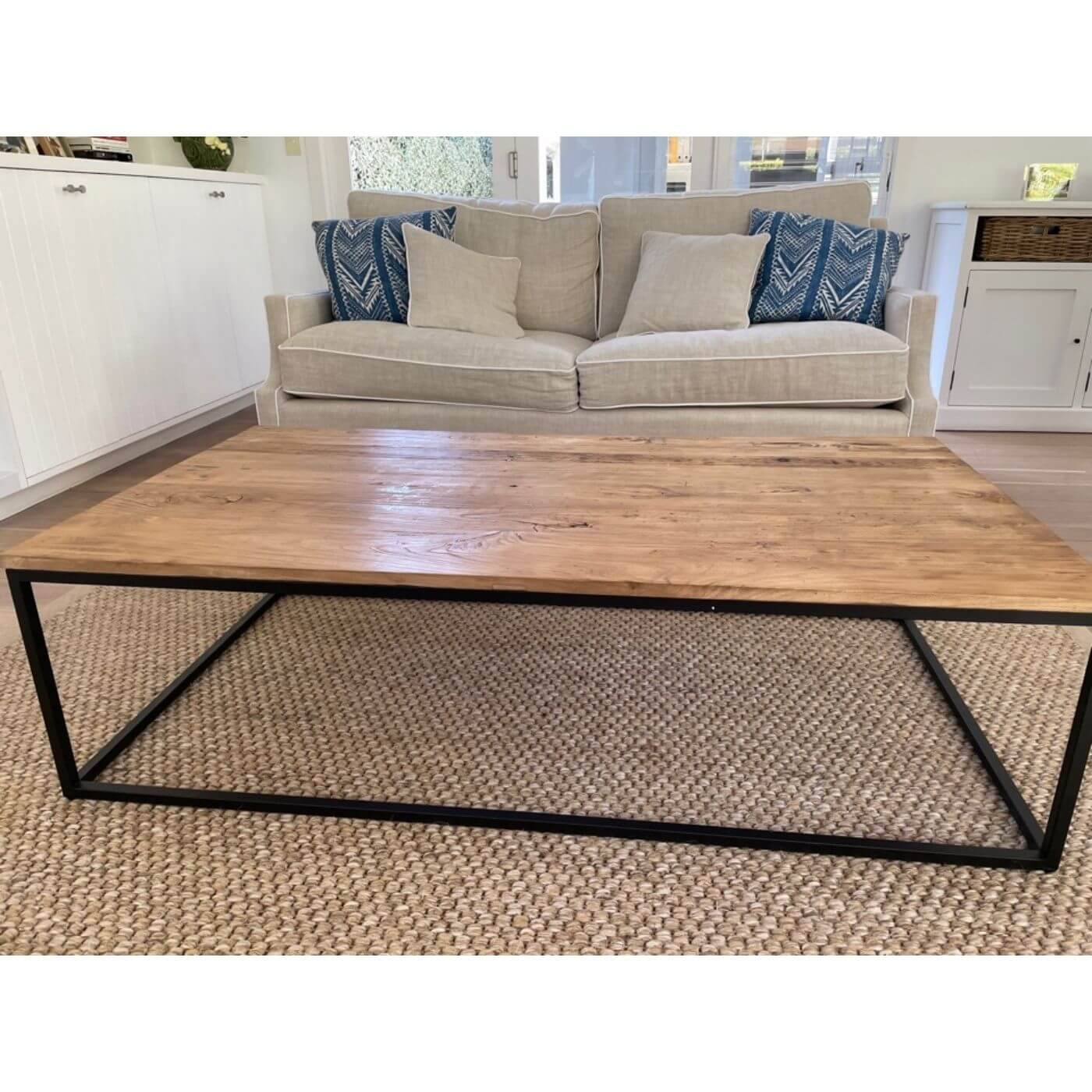 Reclaimed elm coffee table