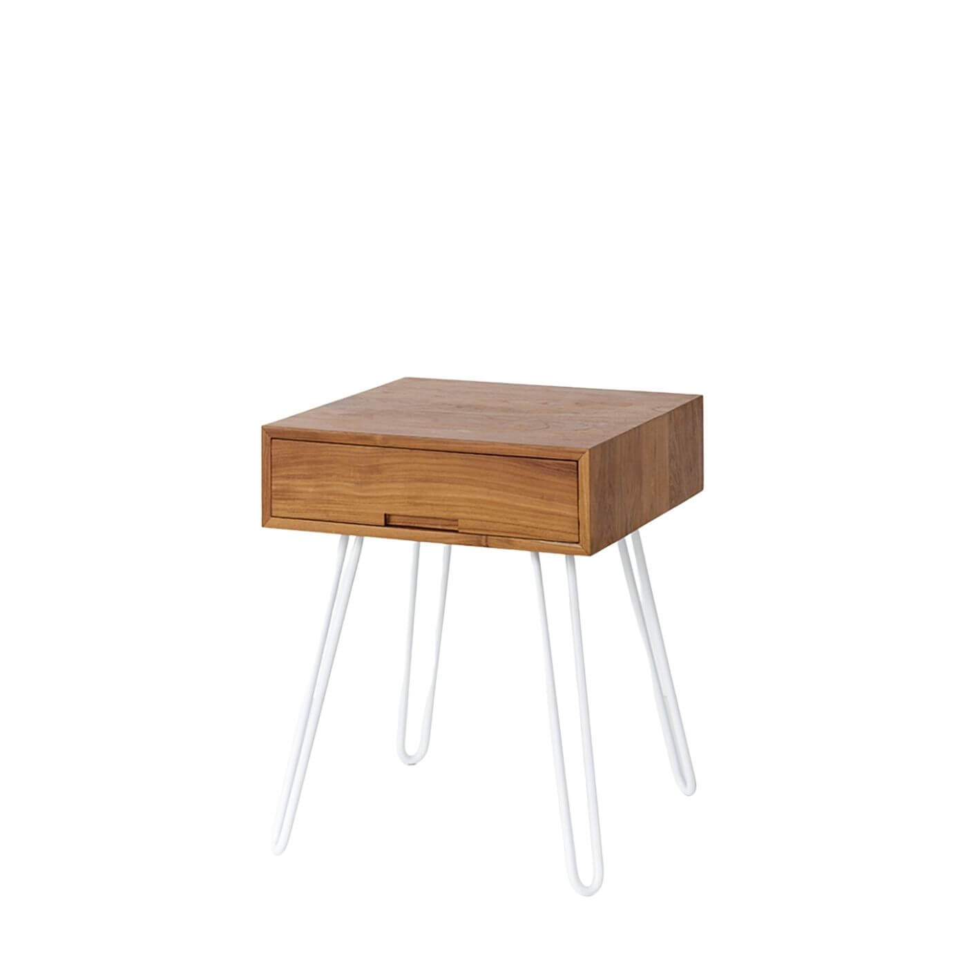 Reddie Vinnie Bedside table white legs