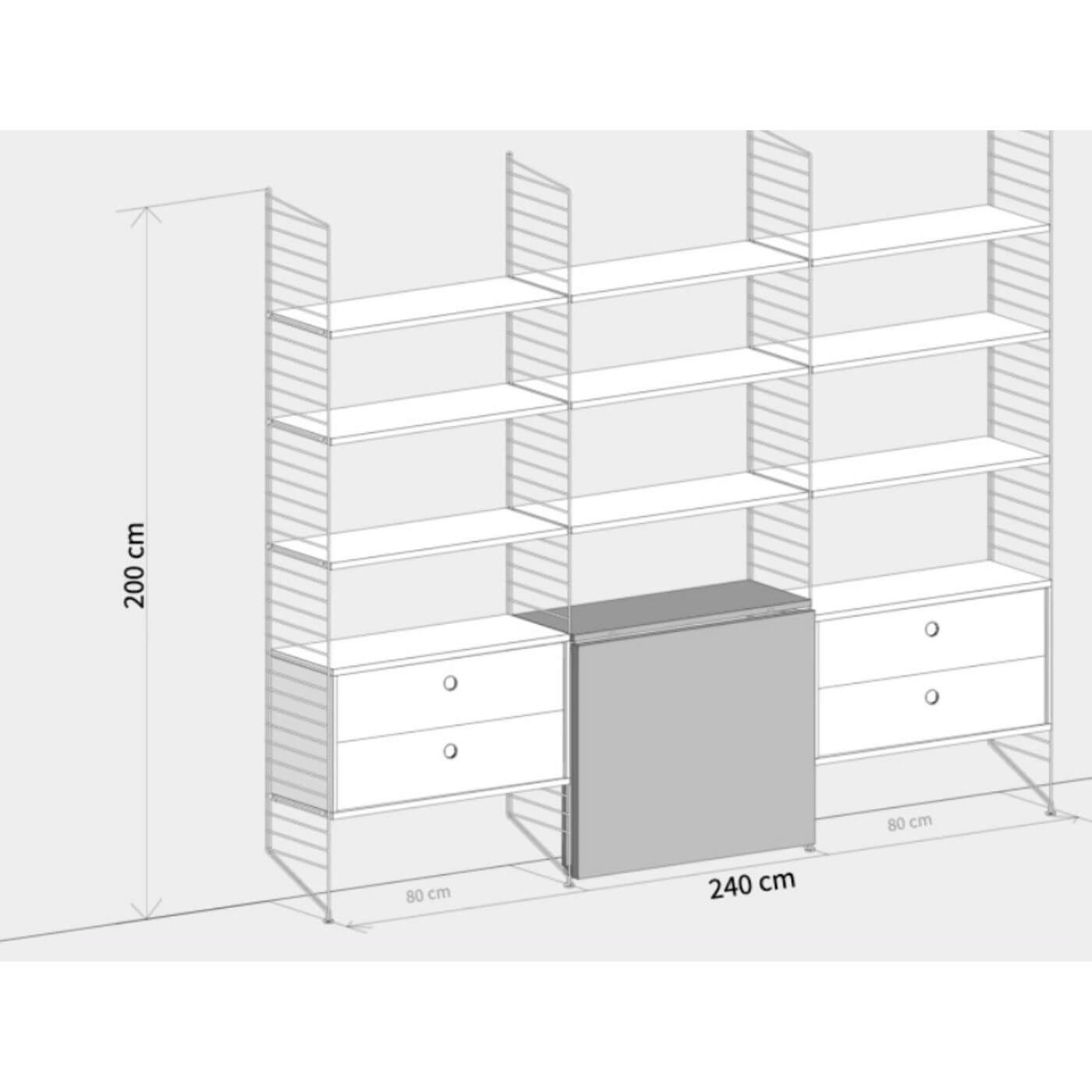 String System storage white