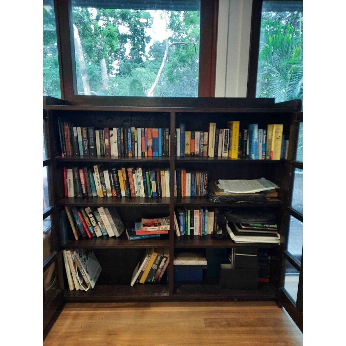 Teak bookcase