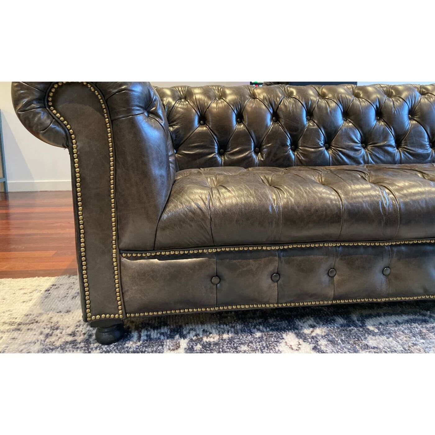 Timothy Oulton Westminster sofa, Chesterfield style leather