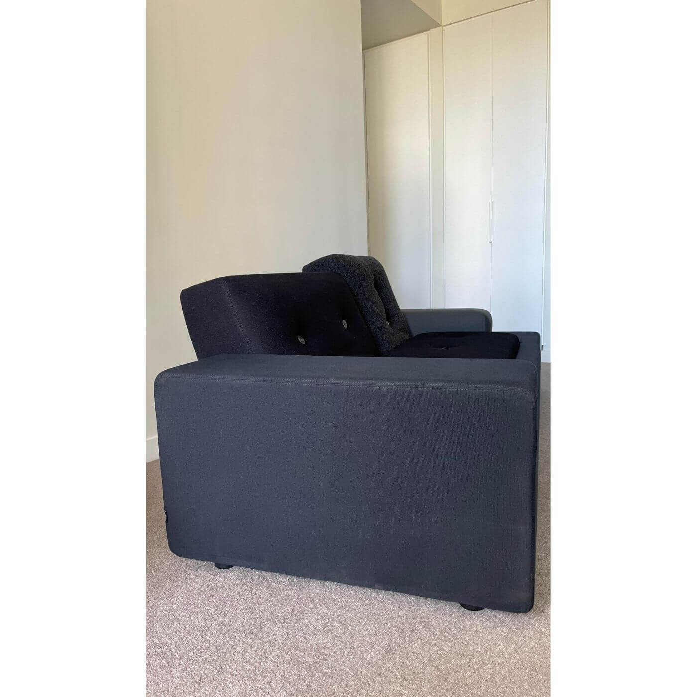 Vitra Polder sofa, compact, anthracite