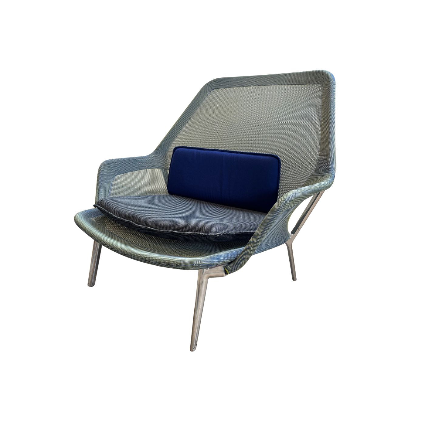 VITRA SLOW CHAIR + OTTOMAN