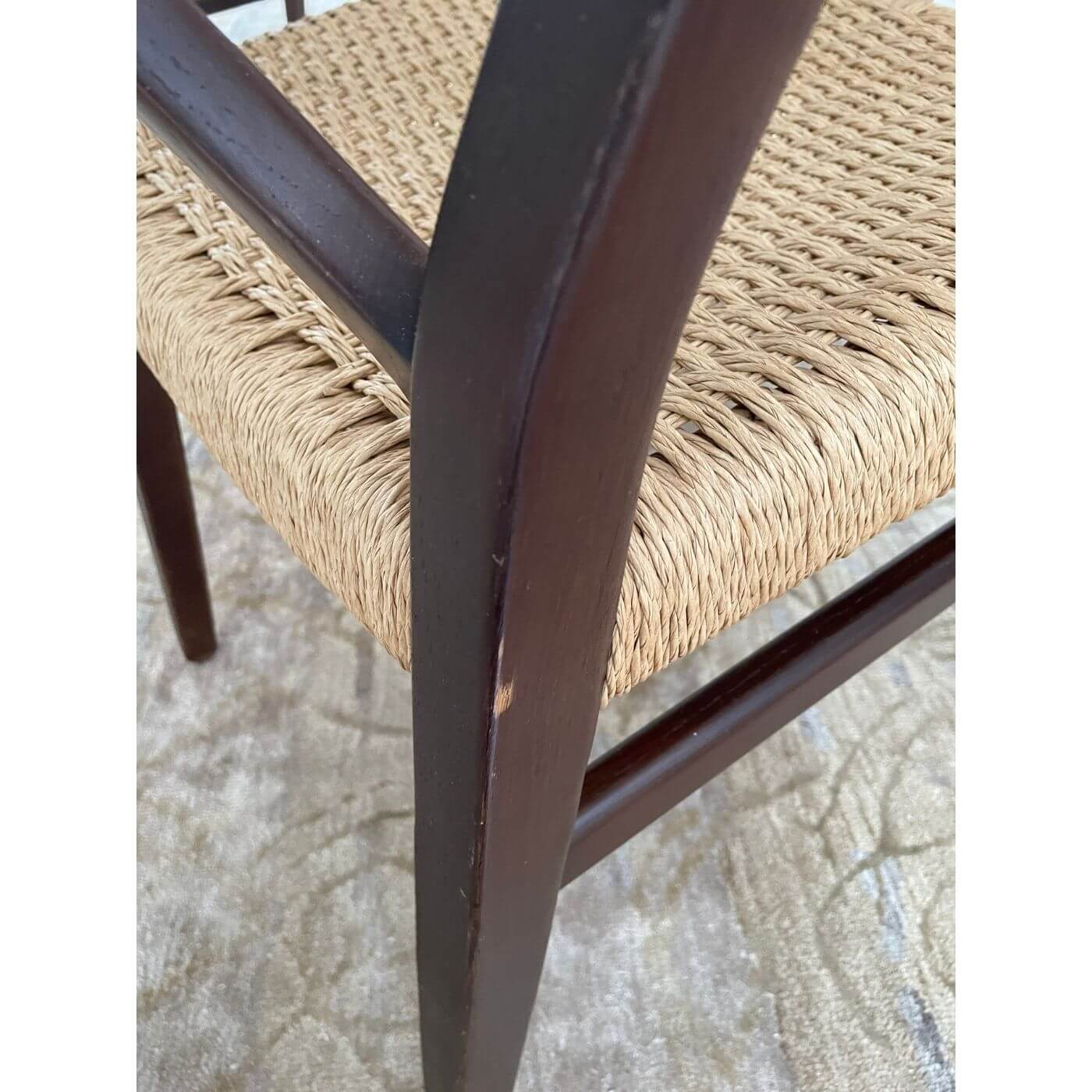 Wishbone style dining chairs