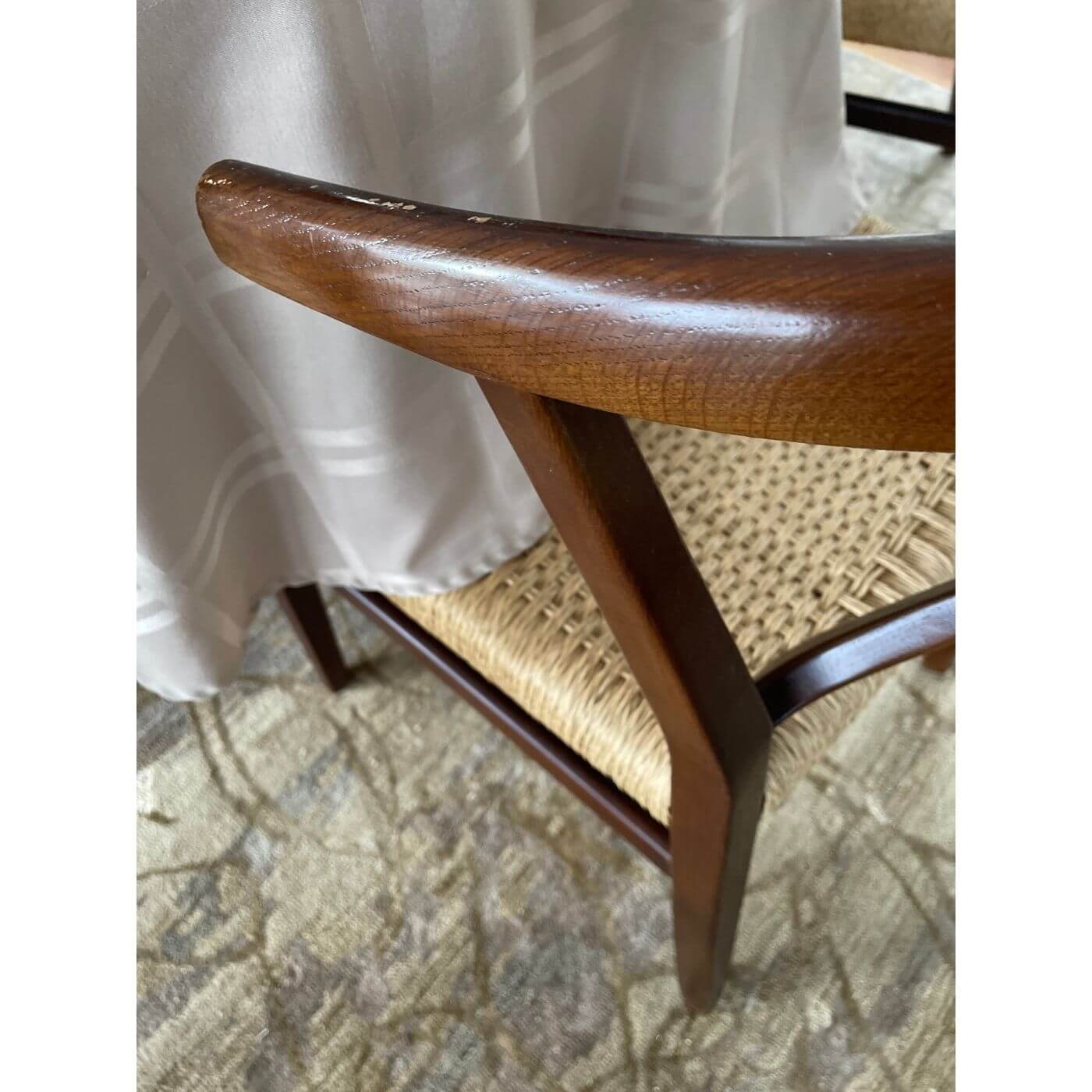 Wishbone style dining chairs