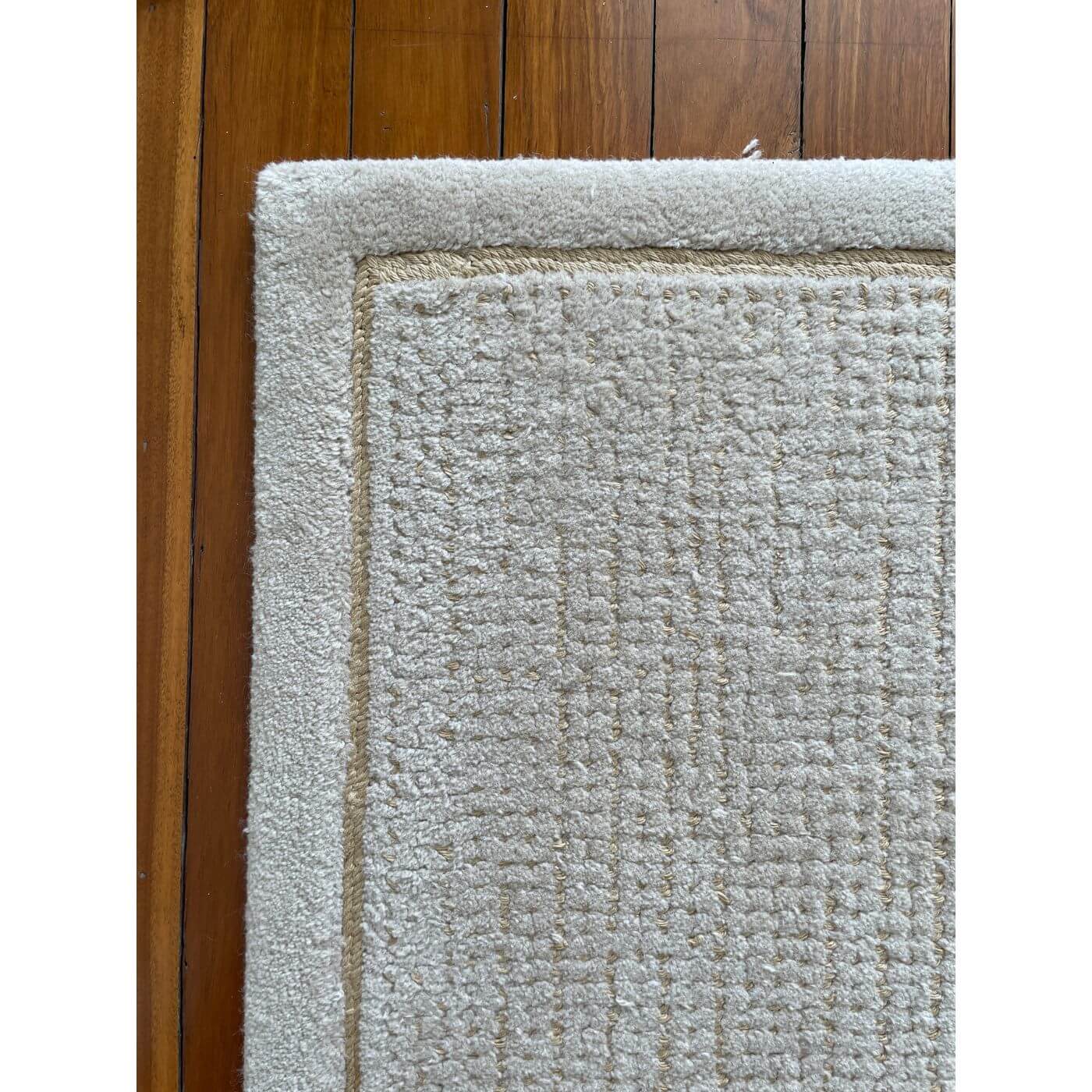 Wool and jute rug