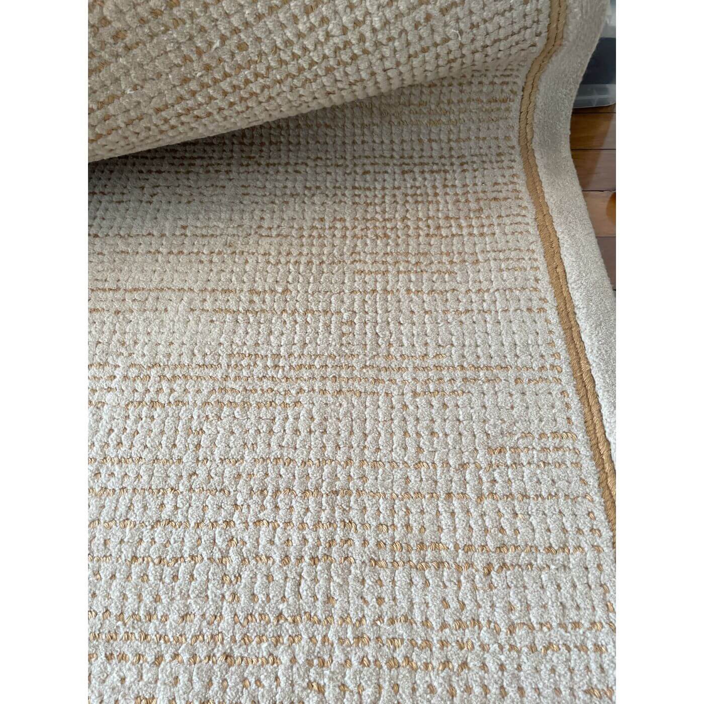 Wool and jute rug