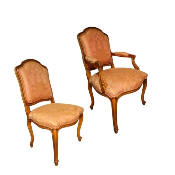 Baroque style dining chairs