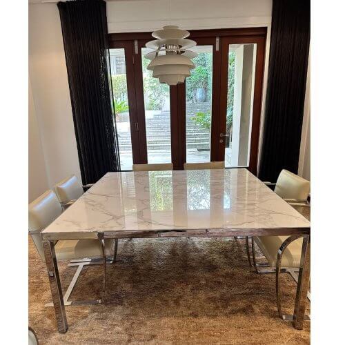Two-Design-Lovers-Bespoke-marble-topped-dining-table